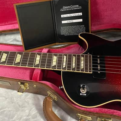 NEW! ! Gibson Custom Shop '56 Les Paul - Red Sparkle Burst Reissue - VOS - 9.2 lbs - Authorized Dealer - G07672 image 12