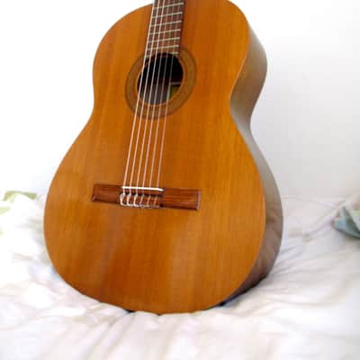 Aria  550 vintage classical guitar Japan  bone nut and saddle amazing tone,  player &  new set-up image 2