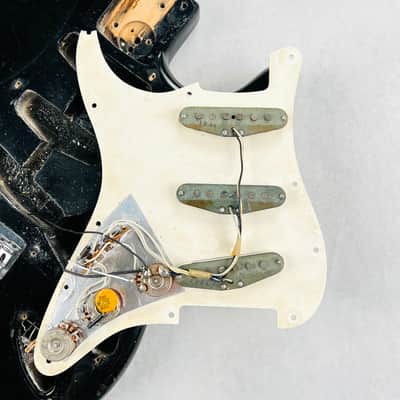Fender Stratocaster Hardtail 1973 - Black image 14