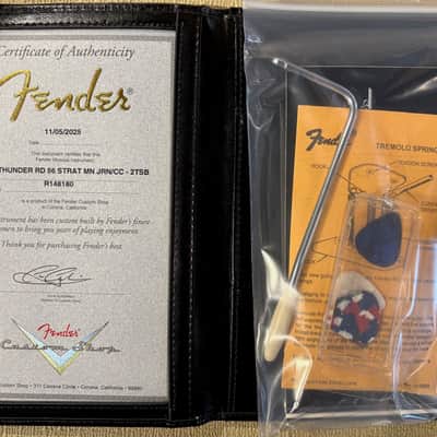 New Fender Custom Shop 1956 Thunder Road Stratocaster Journeyman Relic 2 Color Sunburst 6 Pounds 9 Ounces image 9