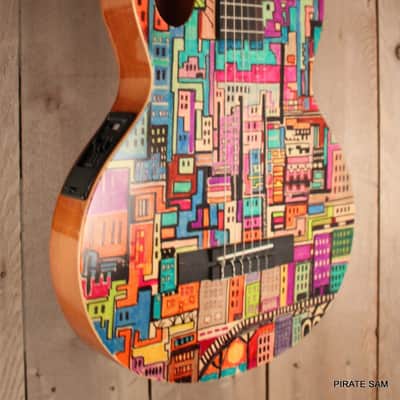 WASHBURN Festival  CUSTOM ART Guitar - EACT42S Classical Thinline image 6