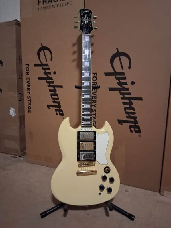 Epiphone Les Paul SG Custom G-400 Antique Ivory / 2000 image 1