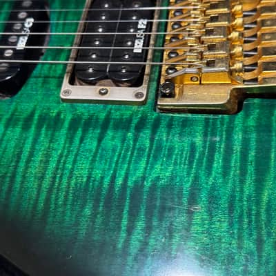 1993 Vintage Ibanez S540FM Royal Green Sunburst MIJ image 1