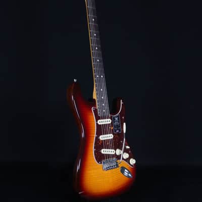 Fender 70th Anniversary American Professional II Stratocaster, Rosewood FB, Comet Burst image 8