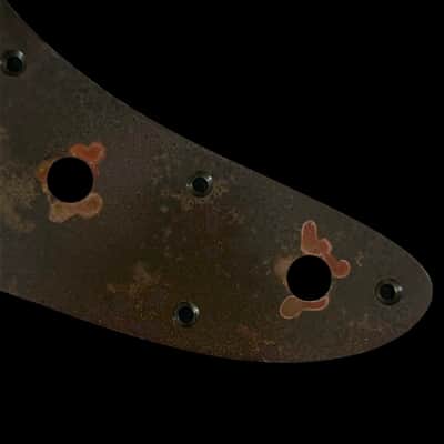 Jazzmaster Pickguard Scratchplate - NO Upper Controls / Rhythm Circuit - USA 60s Vintage - Statuary Brass - Made-to-Order image 8