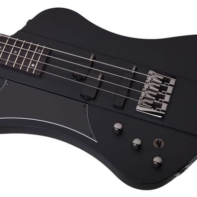 Schecter Sixx Bass Satin Black SBK LH Electric Bass Left Handed image 2