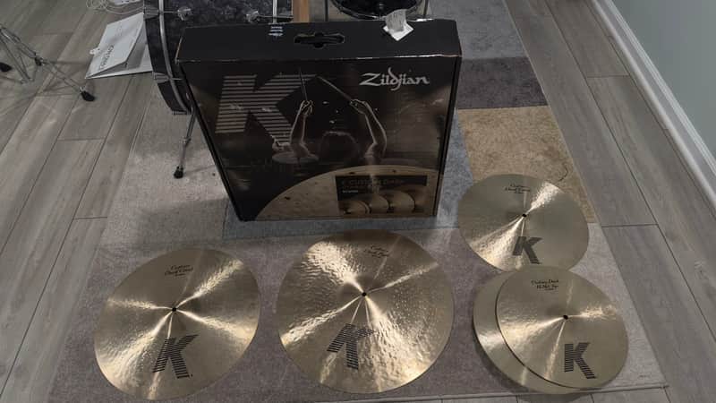 Zildjian K Custom Dark 4-Piece Cymbal Pack image 1