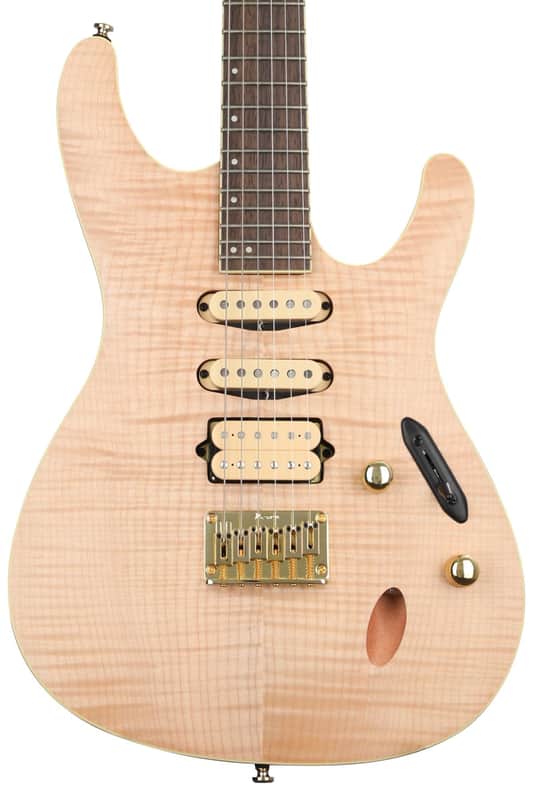 Ibanez Standard SEW761FM Electric Guitar - Natural Flat image 1
