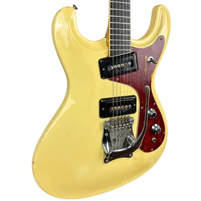 Mosrite The Ventures Model - Vintage White image 2