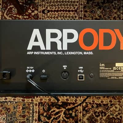 Korg ARP Odyssey FULL SIZE Rev3 37-Key Duophonic Analog Synthesizer 2017 - Present - Black/Orange image 5