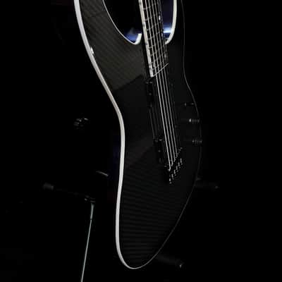 Harcom Guitars Vega Baritone, Carbon Fiber Top Custom Shop Super Strat, Extended Range image 12