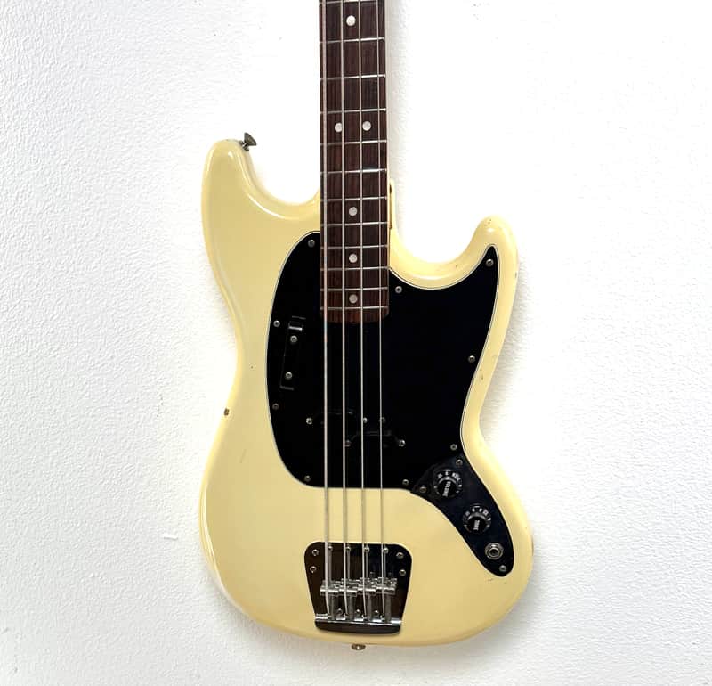 Fender Mustang Bass 1978 - Olympic White image 1