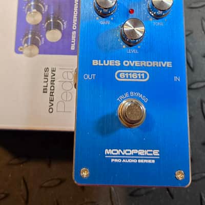 Monoprice Blues Overdrive Pedal Pro Audio Series 611611 Blue Boost image 2