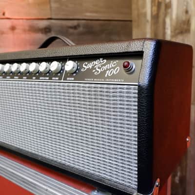 Fender Super-Sonic 100 2-Channel 100-Watt Guitar Amp Head 2011 - Black image 3