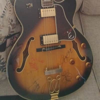 Richard Petty signed. Epiphone ES-339 2020 - Present - Vintage Sunburst image 3