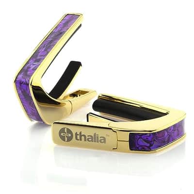 Thalia Capo - 24K Gold - Purple Paua (Exotic Shell series) image 5