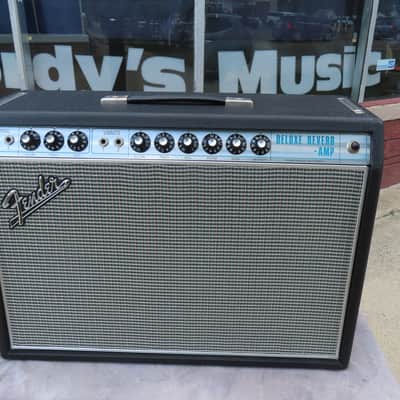 FENDER DELUXE REVERB early 1968 SILVERFACE BLACKFACE AB763 1 OWNER w/ COVER MINT! ORIGINAL RECEIPT! MOTOWN! image 3