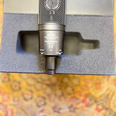 Audio-Technica AT4040 Large Diaphragm Cardioid Condenser Microphone 2010s - Black image 3
