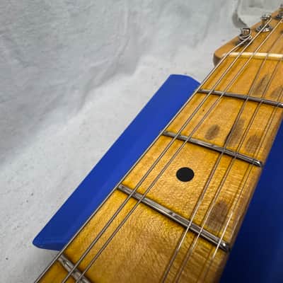 Fender USA Custom Shop Limited Edition Full Throttle Esquire Relic Telecaster Guitar with Case 2003 - Gold / Maple neck image 17