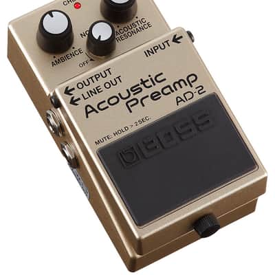 Boss AD-2 Acoustic Preamp Pedal 2016 - Present - Bronze image 1