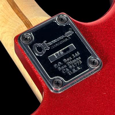 2024 Charvel Custom Shop USA San Dimas 2H with Floyd Rose ~ Red Sparkle image 10