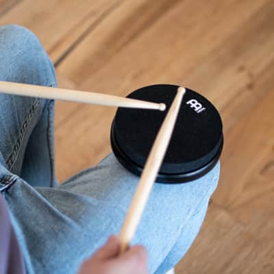 Drummers Practice Pad 6" Meinl Marshmallow Black MMP6BK image 6