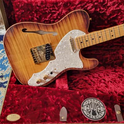 Fender American Select Telecaster Thinline 2013 - Violin Burst image 1
