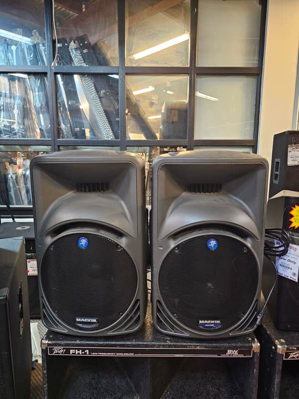 Mackie SRM 450 Speaker (pair) - Grey image 1