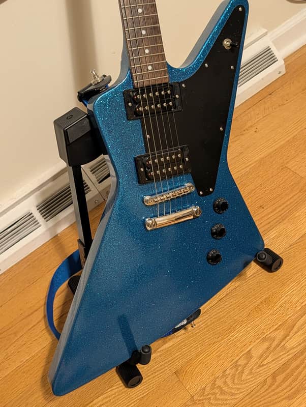 Epiphone Explorer - Blue Metal Flake image 1