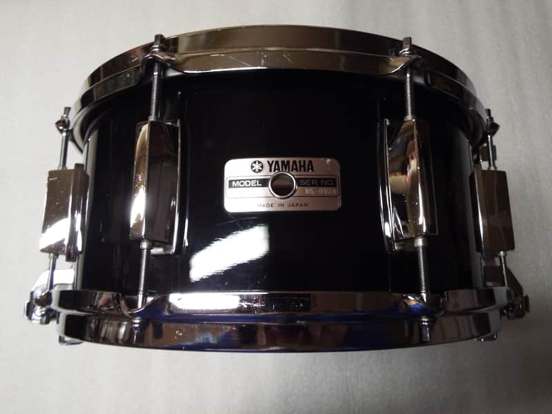 yamaha tour custom 1987 sd 086 black 14 x 6.5 snare drum made in japan image 1