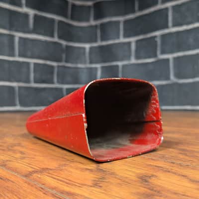 Red 7½" Cowbell – Bright, Cutting Tone – Live‑Ready Projection – Player‑Grade image 6