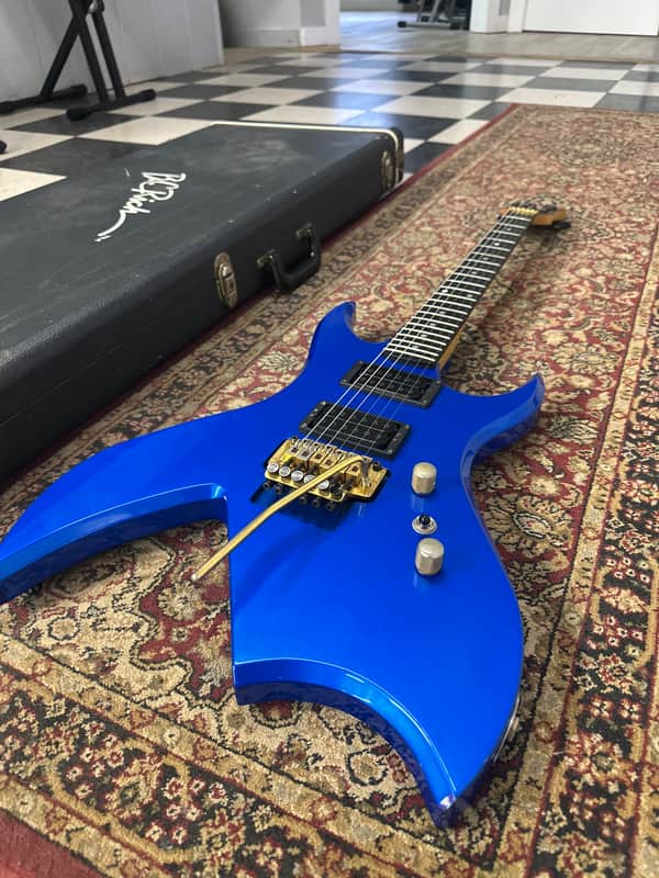B.C. Rich Bich USA Made Blue Kahler w/ OHSC RARE image 1