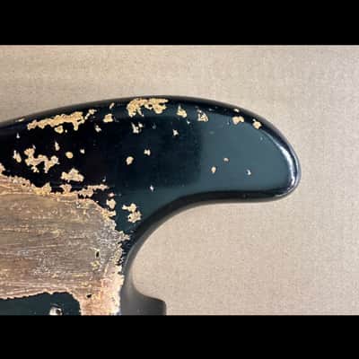 MJT Stratocaster 2020s - Black over Sunburst image 3