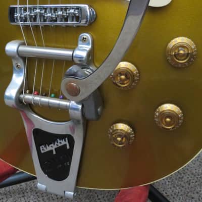 2013 Gibson Custom Shop 1957 Les Paul Standard Reissue Goldtop VOS with Bigsby image 3