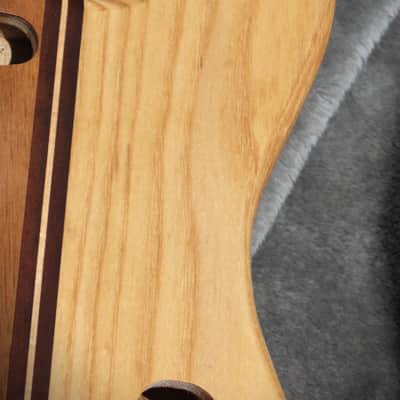 Babik Custom Telecaster Style body, Long board style, Ash on wormy butternut Light weight, Handmade 2026 image 5