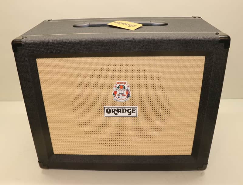 2021 Orange PPC112 Black Guitar Speaker Cabinet 1x12 60 Watts RMS with Celestion G12 image 1