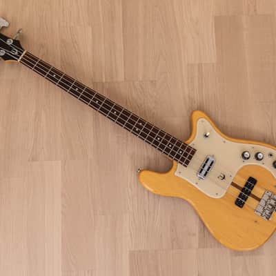 1981 Epiphone Newport Vintage Electric Bass Guitar Short Scale Japan, Matsumoku image 11