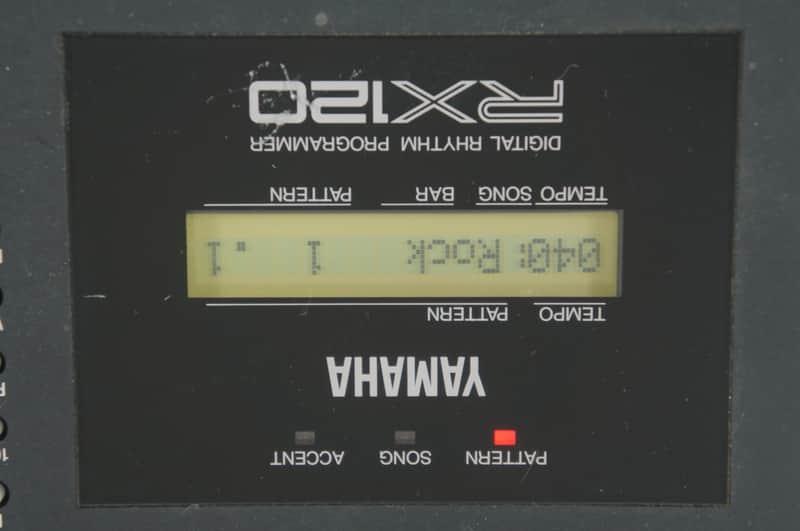 YAMAHA RX120 Digital Rhythm Programmer Drum Machine RX-120 w/ 100