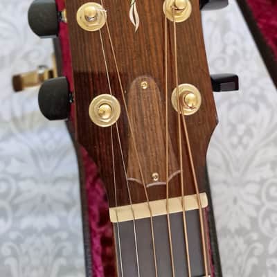 Taylor Custom Shop Grand Auditorium Presentation Series AAAAA Flame Hawaiian KOA Lefty Acoustic Guitar image 14