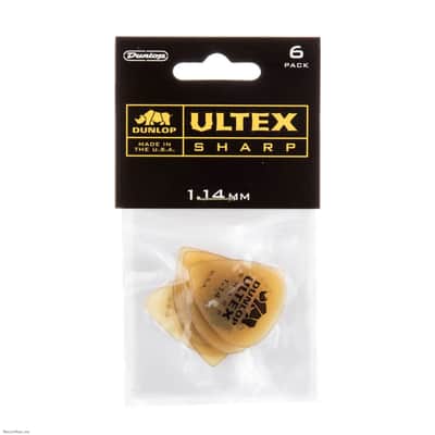 DUNLOP 433P1.14 Ultex Sharp 1.14 (6) Pick Pack image 3