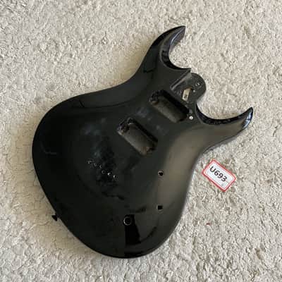 HH Black Electric Guitar Basswood Body DIY Project image 1