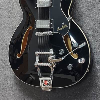 HAGSTROM Tremar Viking Deluxe, Black Gloss image 1