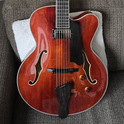 Eastman AR503CE Carved Top Archtop w/upgraded pickup and original case - Free UK Shipping! image 2