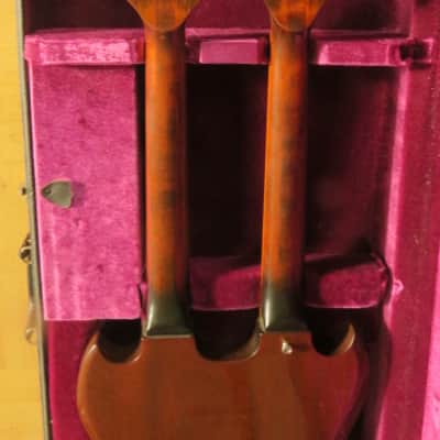Gibson SG doubleneck 1275 BJ 1973 custom Pickguard 1973 - walnut image 13