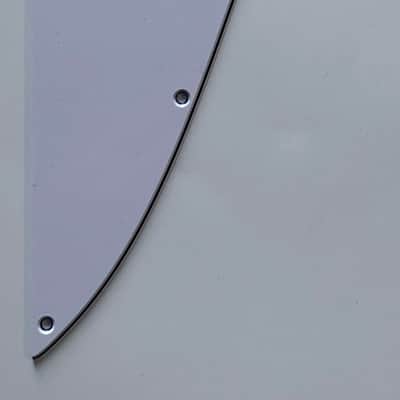 For Gibson Firebird Red 3D Logo Guitar Pickguard 3 Ply White image 1