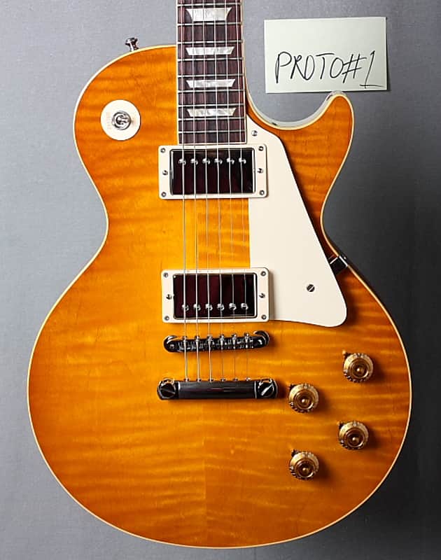 Gibson Les Paul Custom Shop Hot Mod Refin 1955 PROTOTYPE Proto # 1 Amber Burst RARE! image 1