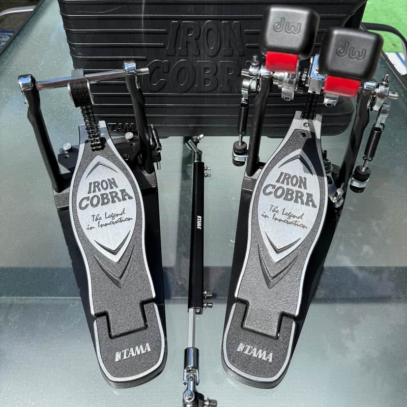 Tama HP900PWN Iron Cobra 900 Series Power Glide Double Bass Drum Pedal 2010s - Black/Chrome image 1