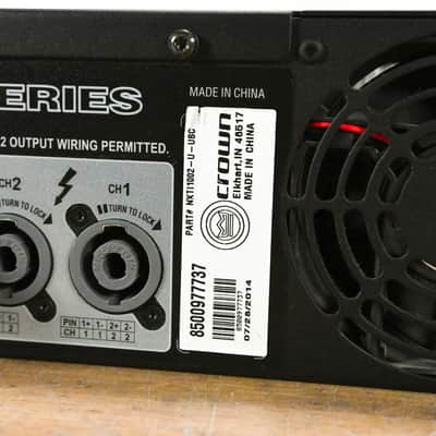 Crown XTi 1002 2-Channel 500W Power Amplifier CG0142W image 10