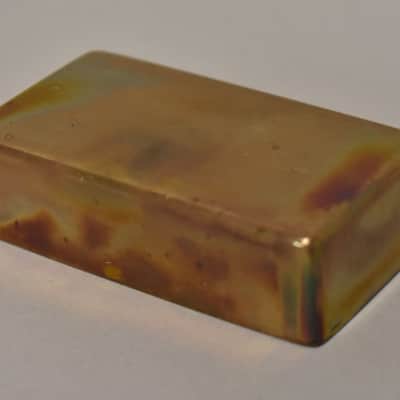 1980s Schecter USA Humbucker Cover Gold NOS image 1