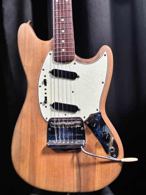 Fender 1965 Mustang (All original) with Rosewood Fretboard  1965 - Natural Refinish image 1